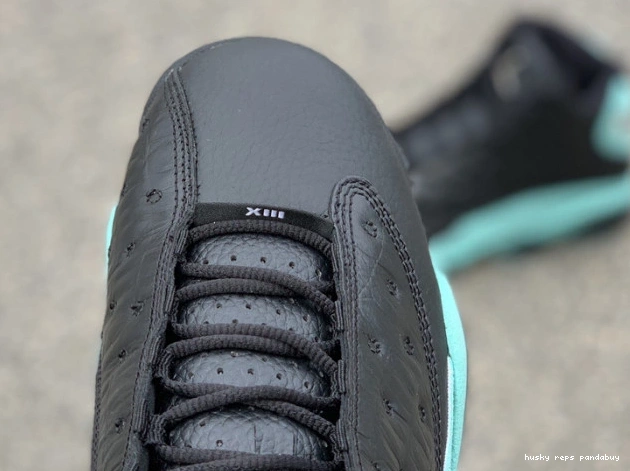 Rep Husky Jordan Island 414571-030 Retro Air Green 13 Black 0708